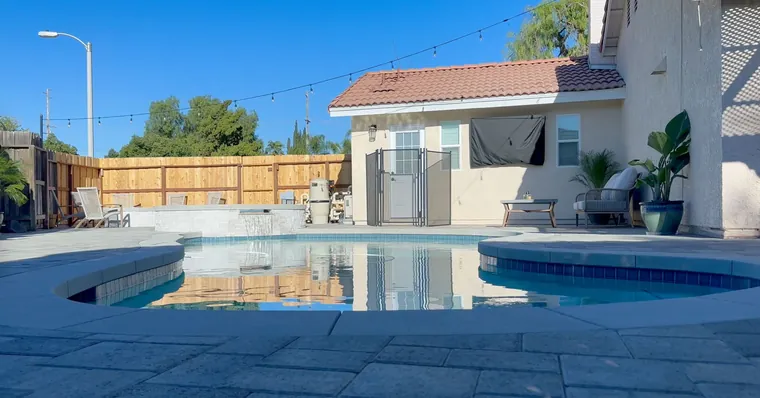 Custom pool and spa project in Castaic, CA