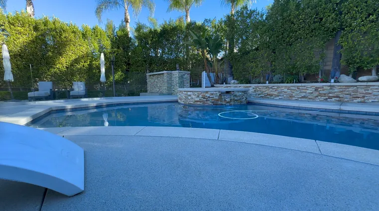 Custom pool and spa project in Thousand Oaks, CA
