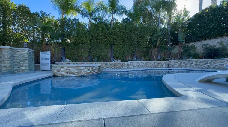 Custom pool and spa project in Thousand Oaks, CA